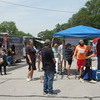 Lamar Democrat/Melody Metzger
Several took advantage of the beautiful weather to visit the food trucks at Lamar’s Picnic in the Park on Thursday, May 25. Trucks are set up for lunch and dinner, with many enjoying the variety of foods that are being offered. Be sure to mark your calendars now for the next Picnic in the Park to be held Thursday, June 22.