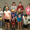 Shiloh 4-Club members at the August meeting included, back row, left to right, Kitty Sullins, Brodie Wilson, Austin Payne and Brynlee Frieden; front row, left to right, Alee Sullins, Copeland Payne, Brady Wilson, Braylen Frieden and Bryson Frieden.