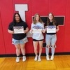 Lockwood High School cheerleaders Kalsee Garoutte, Rachel Baugh and Mekenzi Weimer recently received Academic All-State honors. To receive Academic All-State for cheer, one must be a varsity cheerleader, have an unweighted GPA of at least 3.5, be in the top 20 percent of their class and be a current senior, junior or sophomore.