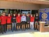 Lamar Democrat/Melissa Little
Seniors, along with Coach Jared Behsore from the Lamar High School football team, were guests of Lamar Rotary on Tuesday, Oct. 4. Pictured are, back row, left to right, Nick Moore, Rein Stephen, Tyson Williams, Terrill Davis, Cameron Sturgell, Austin Wilkerson, Tate Ansley and Joshawa Herbinger; front row, left to right, Coach Beshore, Ryan Davis, Hunter Lundine, Tyler Ansley, Joel Beshore, Keaton Pagacz, Alex Livingston and Ty Willhite.