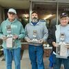 The top three cruise winners Friday evening, May 7, were, left to right, Jim O’Neal, Terry Swallow and David Banwart.