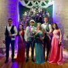 The Prom 2022 court consisted of, left to right, Tommy Gammon and Julia Stettler, left and Gunner Dillon and Gabi Diggs, right. Center are king and queen, Lance Lucas and Victoria Wright.